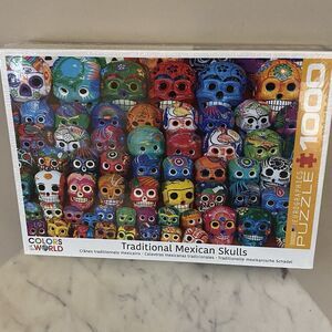 Traditional Mexican Skulls Eurographics 1000 Piece Jigsaw Puzzle J1000 1000